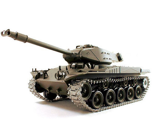 RC Panzer M41A3 Pro "WALKER BULLDOG" 1:16 Rauch Sound BB+IR Stahlgetriebe Metallketten 2,4Ghz V7.0