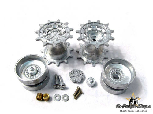 Leopard 2A6 drive wheels and impellers metal