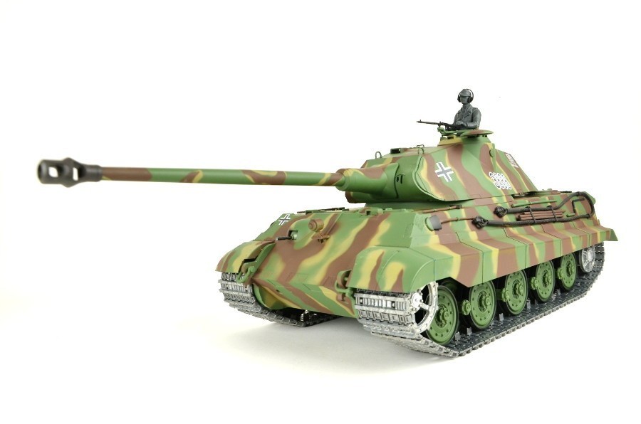 Rc tank longues HENG King Tiger 2.4G radio télécommande Pro BB shoot tank 
