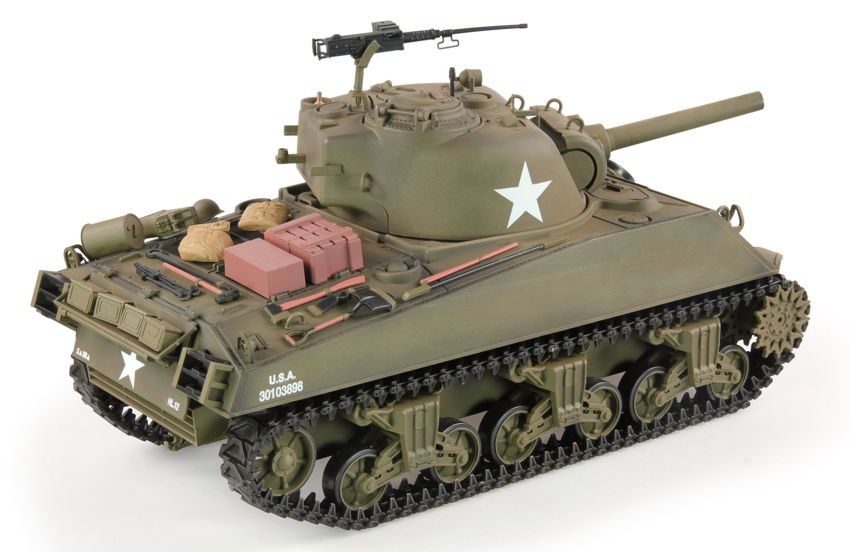 US Stock 1/16 HengLong USA M4A3 Sherman RC Tank 3898 Decal Decoration Sticker 