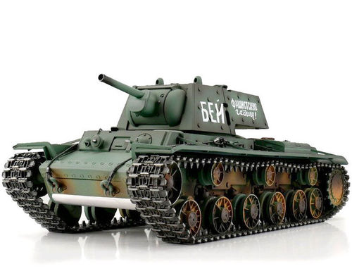 RC Panzer KV-1 1:16 Metallketten Metallgetriebe Rauch Sound Schuss Hobby-Edition 2.4 GHz Torro