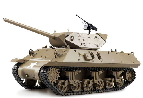 RC Panzer M10 Wolverine RTR Vollmetall Mato 2,4 Ghz 360° Turm Sound IR Rohrrückzug lackiert