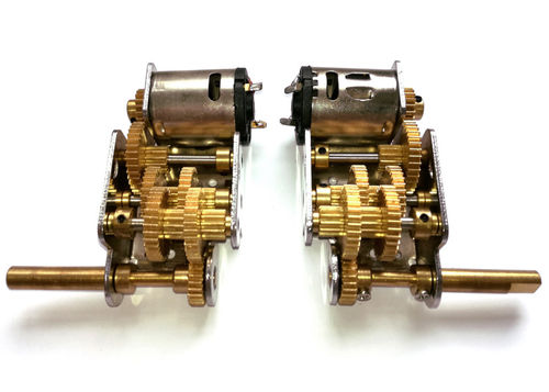 5to1 High-End Brass-Gearbox, long shaft, Mato