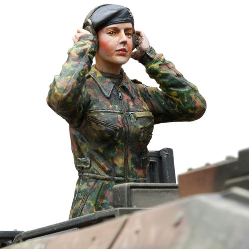 SOL Figurenbausatz Panzerkommandantin Bundeswehr, Maßstab 1:16