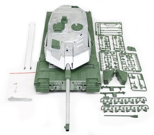 Leopard 2A6 upper hull with 360° metal turret, BB-Version