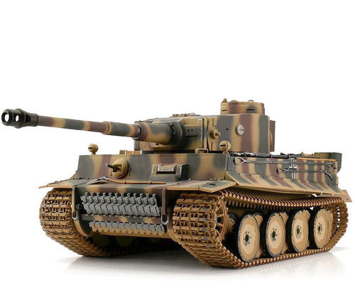 [sold!] RC Tank Tiger 1 early 1:16 Smoke Sound BB Metalgear Hobby-Edition 2,4 GHz Torro