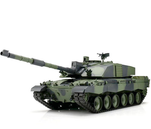 RC Tank "Challenger II" Heng Long 2,4 Ghz 1:16, smoke, sound BB + IR 2,4 Ghz V6.0 camo