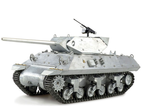 RC Panzer M10 Wolverine RTR Vollmetall Mato 2,4 Ghz 360° Turm Sound IR Rohrrückzug unlackiert