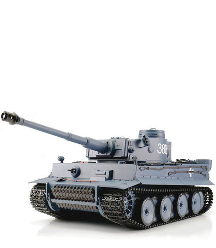RC Panzer "Tiger 1" Heng Long 1:16 Rauch Sound Stahlgetriebe BB+IR 2,4 Ghz V7.0
