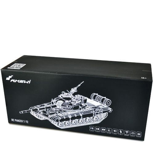 RC Panzer T-72 ERA Advanced Line BB + IR 1:16 Amewi Stahlgetriebe 2,4 GHz V7.0