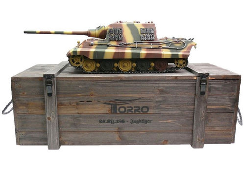 RC Tank Jagdtiger 1:16 Metal-Version Smoke Sound IR PRO-Edition 2.4GHz Torro camouflage
