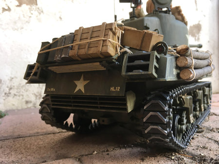 Kundenprojekt RC Panzer M4A3 Sherman 1:16 von J. Janus\\n\\n24/03/2019 12:43