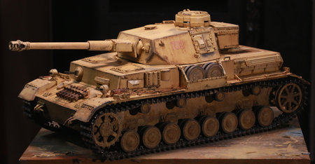 Kundenprojekt RC Panzer IV 1:16 von E. Vanthomme\\n\\n22.04.2018 12:23