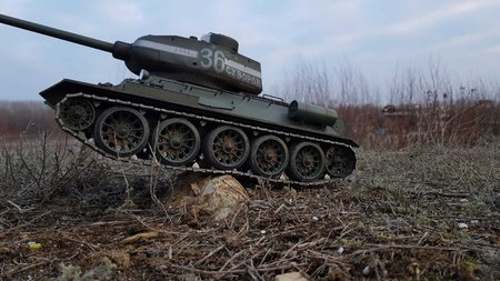 T 34-85 in action, by Alexandru\\n\\n13/02/2019 18:22