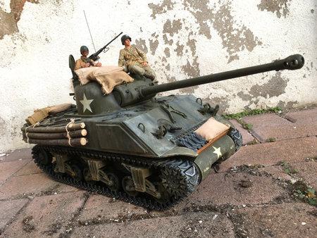 Kundenprojekt RC Panzer M4A3 Sherman 1:16 von J. Janus\\n\\n24/03/2019 12:43